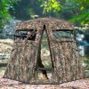 360° One Way See Through Ground Hunting Blind for Deer and Turkey Hunting
