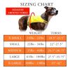 Lite Dog Vest L Size Coverage to Mid Back Reflective Hi Visibility Fluorescent Yellow Fabric Helps to Keep Them in Sight and Safe On and Off Leash