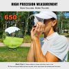VEVOR Golf Rangefinder, 650 Yards Laser Golfing Hunting Range Finder, 6X Magnification Distance Measuring