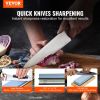 VEVOR Whetstone Knife Sharpening Kit, 2 Dual-Sided Grit Whetstones 400/1000 3000/8000, 10PCS Knife Sharpener Kit with 3 Non-Slip Bases