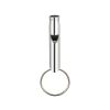 1pc Aluminum Whistle With Keychain; Sturdy Lightweight Whistle; For Signal Alarm; Outdoor Camping; Hiking Accessories