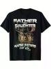 Father and Daughter Hunting Partners for Life Deer Hunter T-Shirt Summer Comfortable Casual Short Sleeve T-Shirt