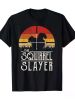 Vintage Sunset Retro Style Squirrel Hunting Squirrel Slayer T-Shirt