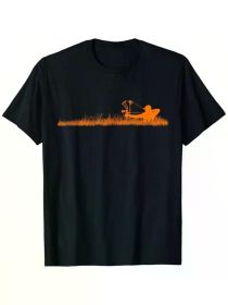 Bow Hunting Accessories Graphic Tees Summer Tshirt Short Sleeve Casual Black T Shirts 100% Cotton 220g For Men (Color: Black, size: XL)
