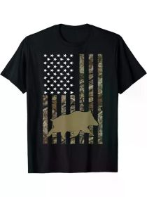Hog Hunting Shirts For Men Women Wild Boar Pig Hunter T-Shirt (Color: Black, size: XXL)
