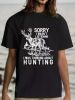 Men'S Comfortable Cotton Hunting T-Shirt - Funny Deer Hunter Design, Short Sleeve, Crew Neck, Casual Summer Tee