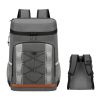 1Pc Cooler Backpack 36 Can Leakproof Insulated Cooler Backpack with 25L/6.6Gal for Picnic Camping Beach Hiking Fishing Travel