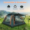 Muti-Person Outdoor Automatic Quick Opening Camping Tent with Mesh Windows. Made of Oxford Fabric